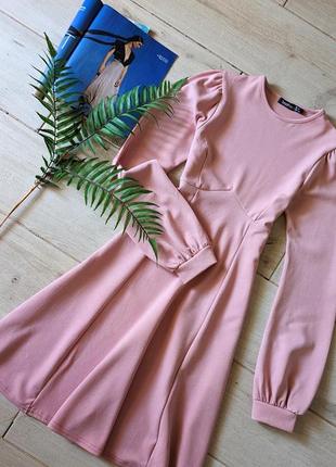 Нежное платье розового цвета xxs xs
