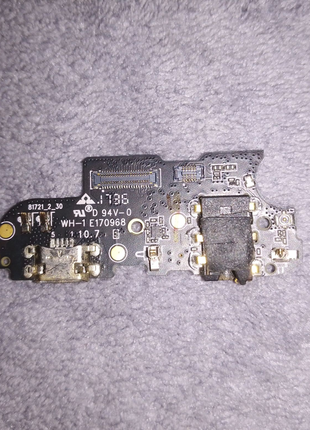 Нижняя плата Meizu M6 Note с разъемом зарядки, разъемом наушников