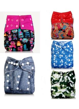 Багаторазовий підгузник памперс для дівчинки для хлопчика