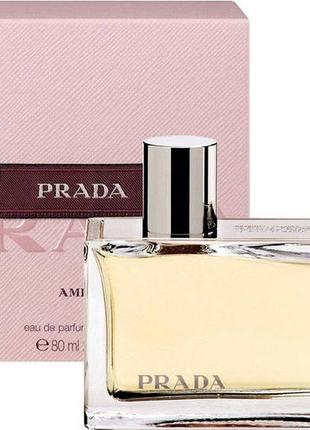 Prada amber eau de parfum парфюмированная вода оригинал остато...