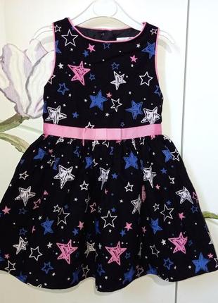 Нарядна новорічна пишна сукня плаття з зірками зірка marks & s...