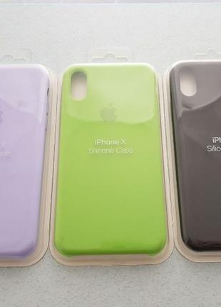 Apple iPhone X Xs Xr 8 7 7+ 8+ SILICON CASE чехол силикон plus...