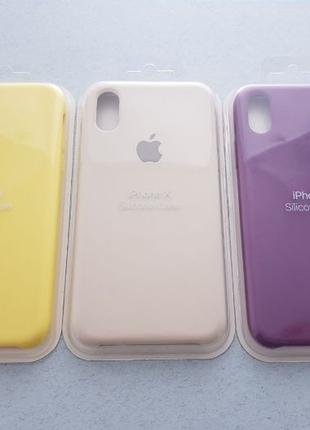 Apple iPhone X Xs Xr 8 8+ 7 7+ чехол SILICON CASE силикон plus