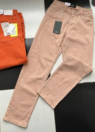 Новые джинсы персикового цвета от jjxx