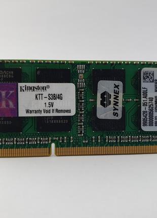 Оперативная память для ноутбука SODIMM Kingston DDR3 4Gb 1333M...