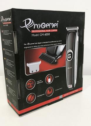 Підстригальна машинка GEMEI GM-6050 / Бритва тример для бороди...