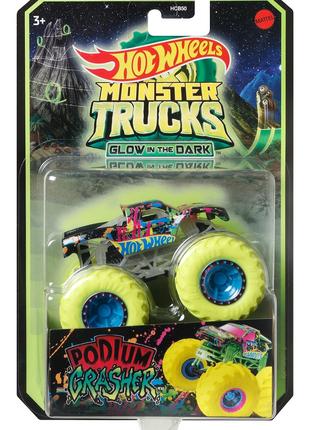 Машинка Hot Wheels Monster Trucks Glow In The Dark Midwest Mad...