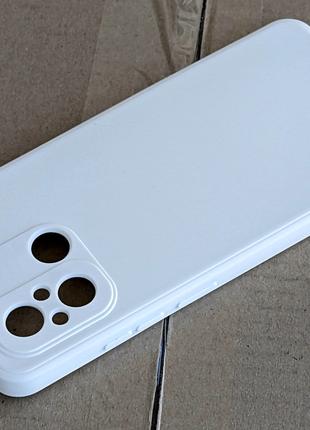 Силиконовый чехол для Xiaomi Redmi 12C Белый микрофибра soft t...