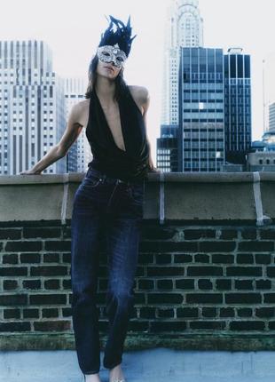 Джинси zw the high-rise slim zara