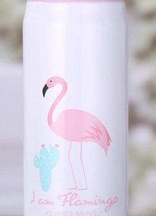 Термос-бутылка 500 мл металлический "Фламинго" вакуумная термо...