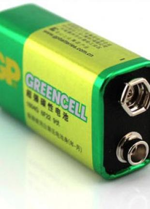 Батарейка Крона (6F22) GP GREENCELL 9V