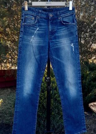 Синие джинсы slim от calvin klein оригинал