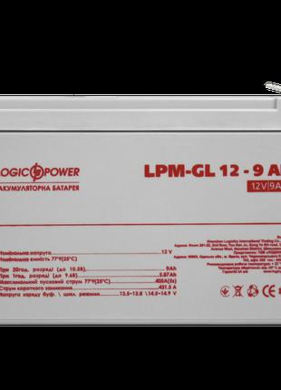 Аккумулятор Logic Power LPM-GL 12V-9 Ah | Гелевый аккумулятор ...