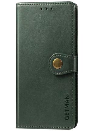 Кожаный чехол книжка GETMAN Gallant (PU) для Xiaomi Poco M5 (З...