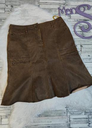 Женская юбка s.t.m коричневая размер 48 l
