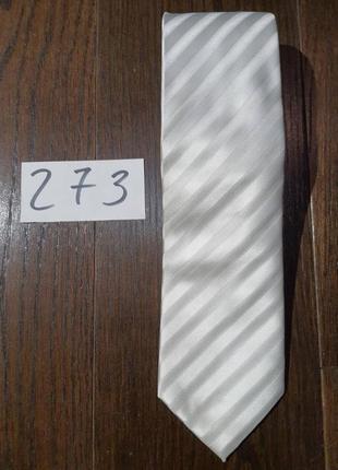 Праздничный белый галстук