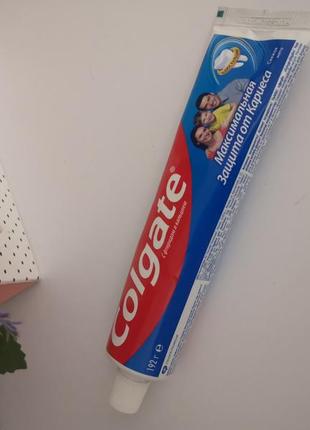 Зубная паста 192 г с фторидом и кальцием colgate максимальной ...