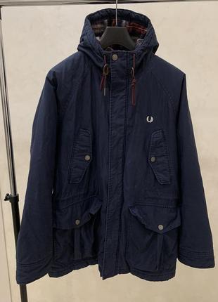 Куртка парка fred perry синя чоловіча