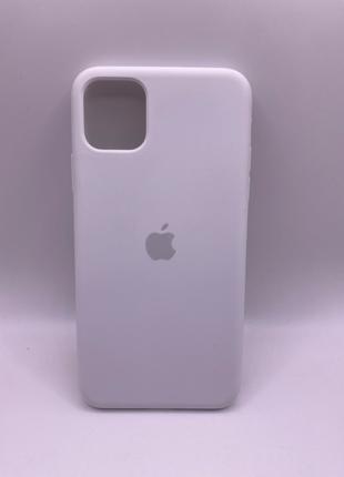 Чохол IPhone 11 Pro Max silicon case Full cover White