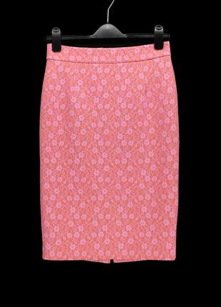Красивая гипюровая юбка-карандаш миди "miss selfridge". размер...