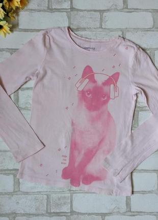 Свитшот на девочку розовый с котиком gap kids