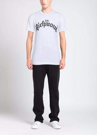 Мужская футболка johnmond белого цвета с принтом.