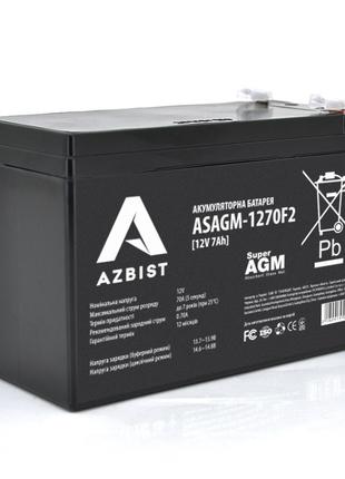 Аккумуляторная батарея AZBIST Super AGM ASAGM-1270F2 12V 7Ah