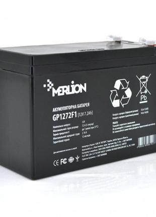 Акумуляторна батарея Merlion AGM GP1272F1 12V 7.2 Ah