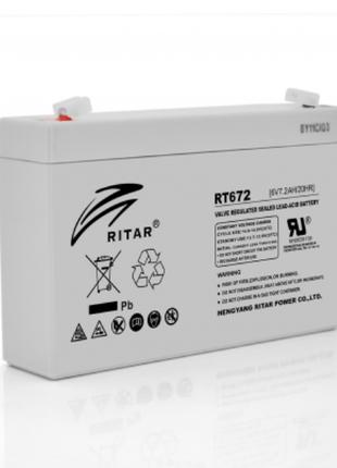 Аккумуляторная батарея AGM Ritar RT672 6V 7.2Ah