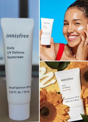 Солнцезащитный крем на водной основе innisfree daily uv defens...