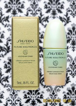 Люкс омолаживающая сыворотка для сияния кожи shiseido future s...
