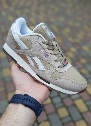 Reebok classic чоловічі замшеві кросівки рибок весна-літо