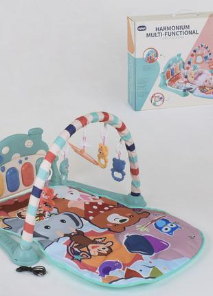 Игровой музыкальный развивающий коврик 668-38