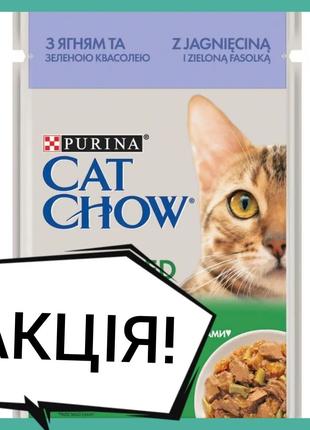 Вологий корм Кет Чау Пурина Cat Chow пауч Влажный