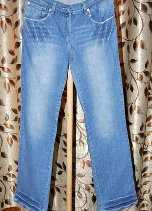 Классические синие прямые женские джинсы x-mail