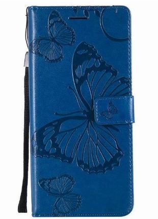 Чехол-книжка " Бабочка" для Xiaomi Redmi Note 9