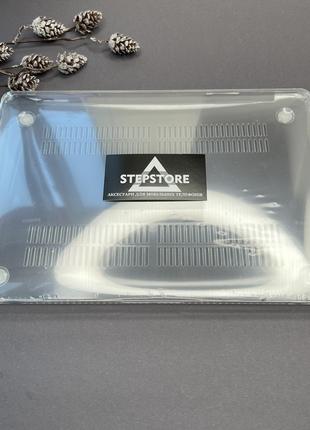 Чехол бампер для MacBook Pro 16 A2141 прозрачный пластиковый