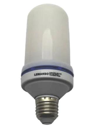 Лампа светодиодная 3W RGB E27 пламя-эфект гравитации Lemanso L...