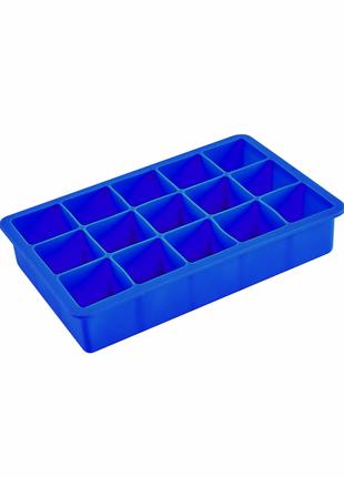 Силиконовая форма для льда CUMENSS AI-807 Cube 15 Blue кубики
