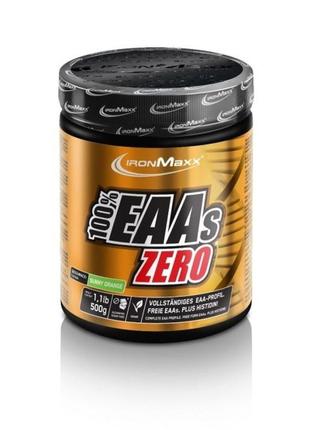 Аминокислота IronMaxx 100% EAAs Zero, 500 грамм Апельсин