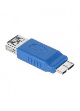 Переходник micro USB 3.0 штекер - USB A 3.0 гнездо