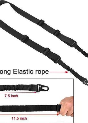 Двоточковий ремінь TPG rope black