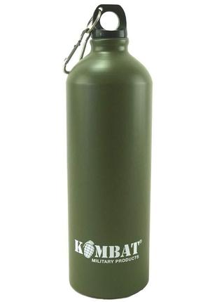 Фляга KOMBAT UK Aluminium Water Bottle (kb-awb1000-olgr)