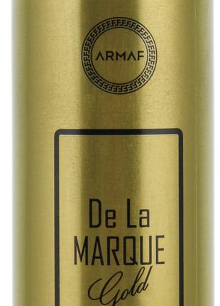 Женский парфюмированный дезодорант Armaf DE LA MARQUE GOLD 200 ml