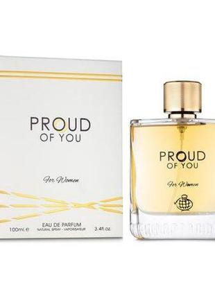 Парфюмированная вода Fragrance World Proud Of You 100 мл