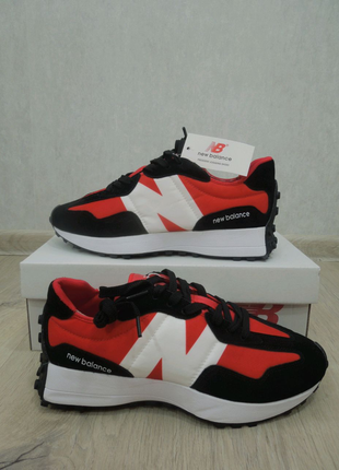 New Balance 327 Red&White&Black