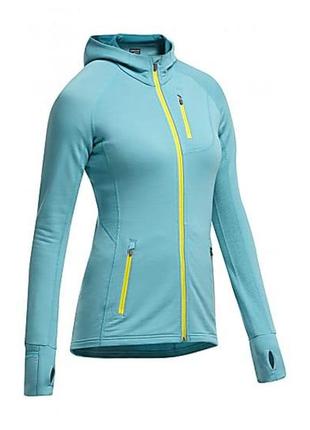 Термокофта icebreaker quantum ls zip hood wmn