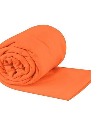 Полотенце sea to summit pocket towel l оранжевый