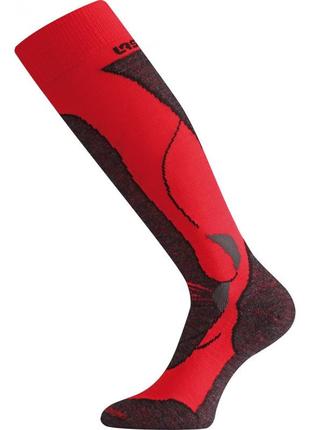 Носки lasting stw лыжные, мужской, 34-37, эластан, красный