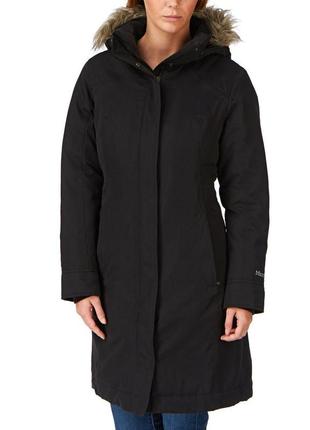 Пуховик marmot women's chelsea coat l, черный